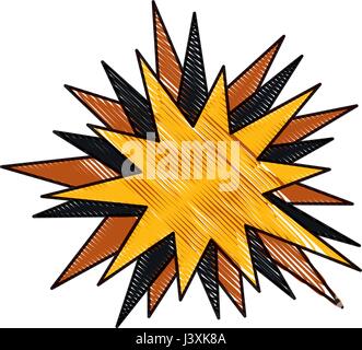 Zeichnung Sterne Rede reden Comicbild Stock Vektor