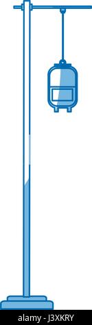 Beutel Blut Transusion Test Medizin Stock Vektor