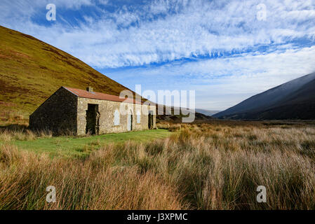 Scheune im Landgen Schloss und Sykes fiel, Dunsop Bridge, Lancashire. Stockfoto