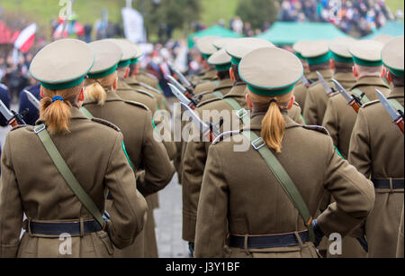 Militärparade, Jahrestag der Unabhängigkeit in Polen Stockfoto