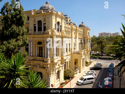 Das Stadtpalais Hall / Rathaus in Malaga, Spanien Stockfoto