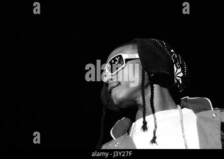 DeAndre Ramone Way aka Soulja Boy sagen EM im Gibson Amphitheater in Universal City, CA. Stockfoto