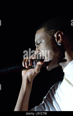 DeAndre Ramone Way aka Soulja Boy sagen EM im Gibson Amphitheater in Universal City, CA. Stockfoto