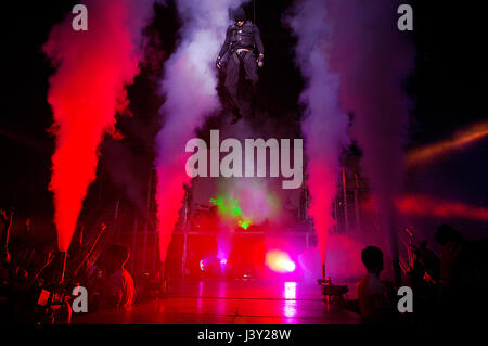 Musiker Chris Brown im Gibson Amphitheater in Universal City, CA. Stockfoto