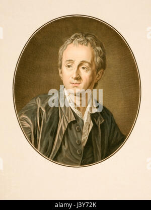 Denis Diderot 1713-1784.  Französischer Schriftsteller, Philosoph und Kunstkritiker. Stockfoto