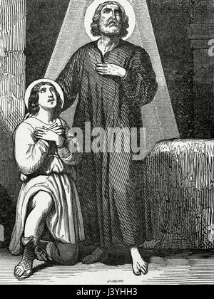 Sankt Valentin. Bekannt als Heiligen Valentin von Terni. Römische ...
