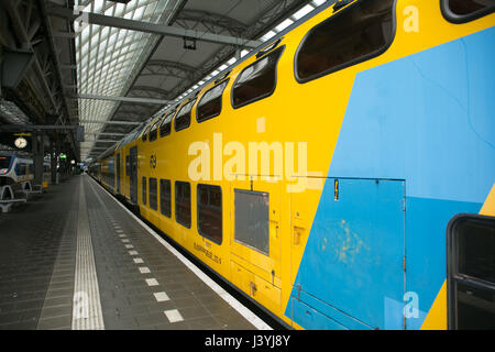 Erfassung von Amsterdam Ceentral Station Stockfoto