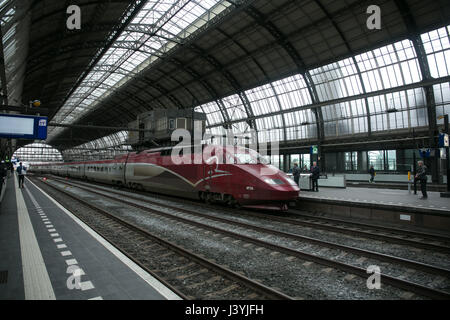 Erfassung von Amsterdam Ceentral Station Stockfoto