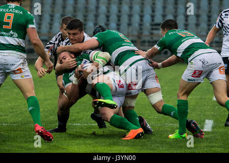 Mailand, Italien. 6. Mai 2017. Letzten Sie Samstag die Herausforderung zwischen Zebre Parma gegen Benetton Treviso und die beiden Italiener der Pro12. Bildnachweis: Luca Marenda/Pacific Press/Alamy Live-Nachrichten Stockfoto