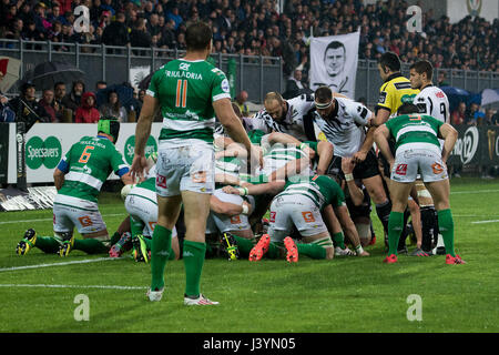 Mailand, Italien. 6. Mai 2017. Letzten Sie Samstag die Herausforderung zwischen Zebre Parma gegen Benetton Treviso und die beiden Italiener der Pro12. Bildnachweis: Luca Marenda/Pacific Press/Alamy Live-Nachrichten Stockfoto