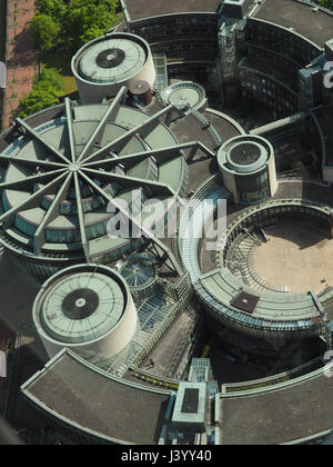 NRW-Landtag-Gebäude in Düsseldorf Stockfoto