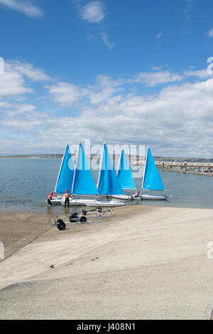 WEYMOUTH PORTLAND NATIONAL SAILING ACADEMY Stockfoto