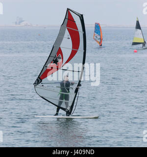 Segelclub, Weymouth, Dorset England UK Stockfoto