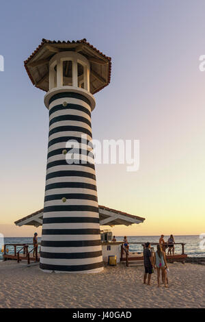 Playa Dominicus, der Lighthouse Beach Bar, Iberostar Hacienda Dominicus, La Romana, Dominikanische Republik Stockfoto