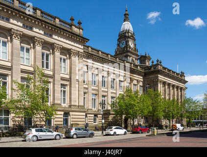 Das Rathaus und Clock Tower, Bolton, Greater Manchester, England, UK Stockfoto