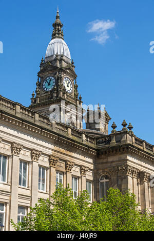 Das Rathaus und Clock Tower, Bolton, Greater Manchester, England, UK Stockfoto