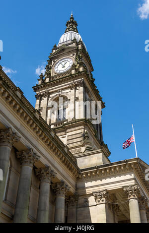 Das Rathaus und Clock Tower, Bolton, Greater Manchester, England, UK Stockfoto