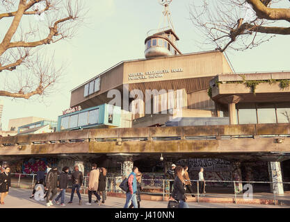 Queen Elizabeth Hall und Purcell Room (1967), South Bank, London, England Stockfoto