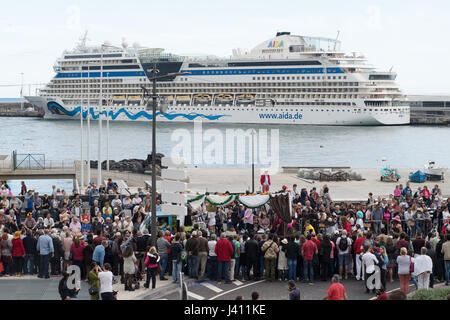 Madeira Spaß Festzug, Hafen von Funchal, Madeira 28. Februar 2017 Stockfoto