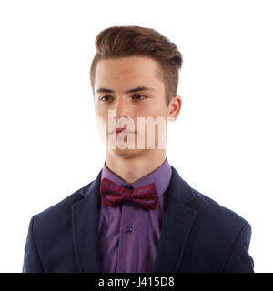 Junger Mann starrte Stockfoto