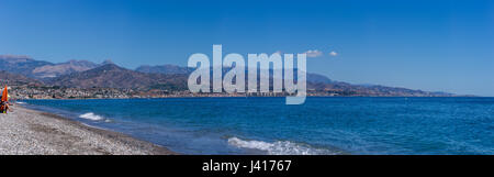 Mittelmeer in der Nähe von Malaga, Costa Del Sol, Spanien Stockfoto