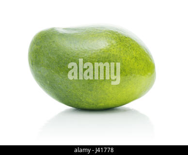Mango-Frucht isoliert auf weißem Hintergrund Stockfoto