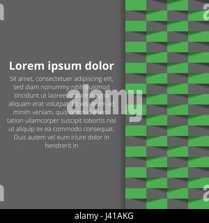 Karte mit abstrakten Hintergrund. Vektor-Illustration. Stock Vektor