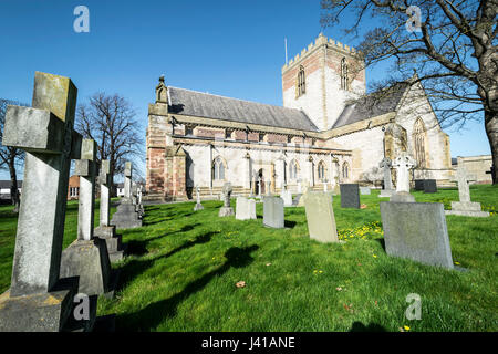 St. Asaph Cathedral in Denbighshire Nord-Wales Stockfoto