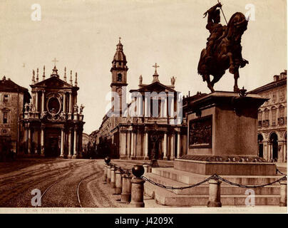 Maggi, Giovanni Battista (183... 18...) n. 69 Torino Piazza San Carlo Stockfoto