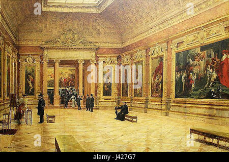 Louis Beroud Salle Ruben Musee du Louvre 1904 Stockfoto