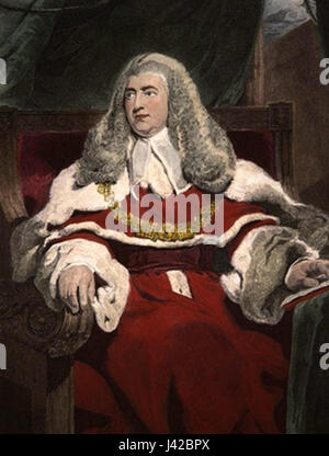 Lord Ellenborough Colour bezieht sich auf eine Darstellung oder Darstellung von Lord Ellenborough, einem britischen Politiker, der Farbe verwendet, möglicherweise in einem Porträt oder historischen Kunstwerk, das seine Prominenz in der britischen Politik im 19. Jahrhundert widerspiegelt. Stockfoto