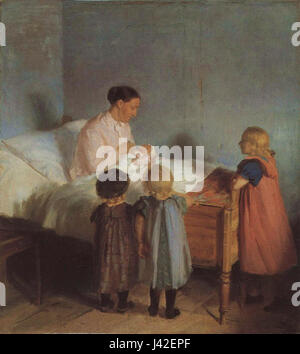 Kleiner Bruder (Anna Ancher) Stockfoto