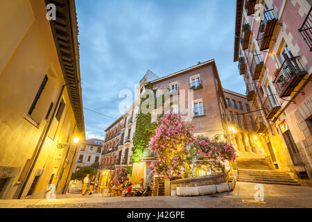 Austrias Viertel Straßenansicht. Madrid, Spanien Stockfoto