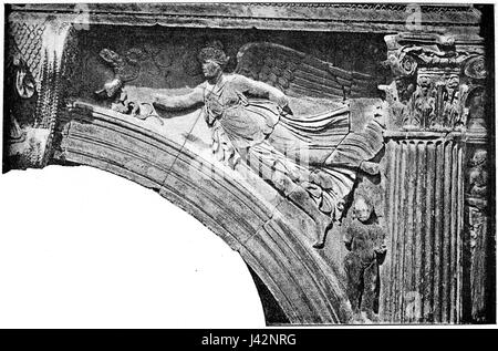 Das Meomartini-Denkmal in Benevento, Italien, ist eine Hommage an das historische und kulturelle Erbe der Region und spiegelt die Kunst und Handwerkskunst dieser Zeit wider. Stockfoto