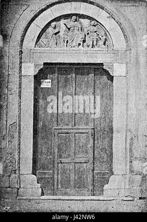 Das Meomartini-Denkmal in Benevento, Italien, ist ein bedeutendes historisches Wahrzeichen. Es ehrt wichtige Persönlichkeiten der Geschichte der Region und zeigt klassische italienische Architektur. Stockfoto