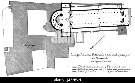 Das Meomartini-Denkmal in Benevento ist ein historisches Bauwerk in Italien, das für seine architektonische und kulturelle Bedeutung bekannt ist und die Geschichte und das künstlerische Erbe der Stadt repräsentiert. Stockfoto