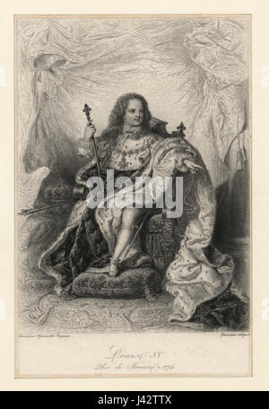 Louis XV, Roi de France (NYPL NYPG94 F42 419823) Stockfoto