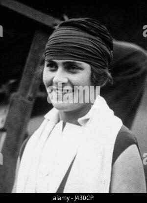 Lili de Alvarez 1926 Stockfoto