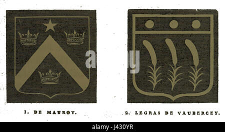 Messon Blasons Fichot 00347 Stockfoto