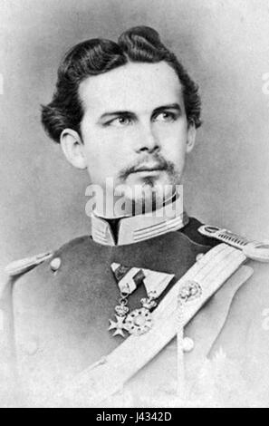 Ludwig II von Bayern Stockfoto