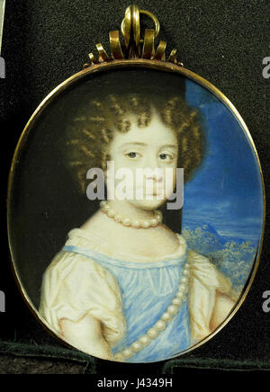 Maria Stuart (1662 95), de Latere Echtgenote van Willem III, als Art Rijksmuseum SK A 4312 Stockfoto