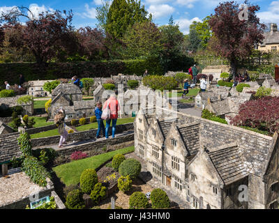 Modelldorf, Bourton-on-the-Water, Gloucestershire, Großbritannien Stockfoto