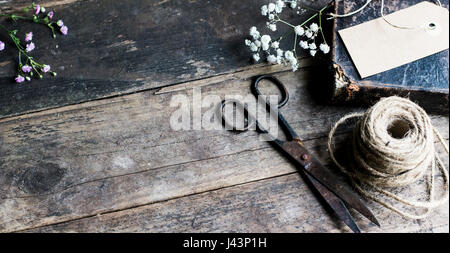 klassische romantische Blume header Stockfoto