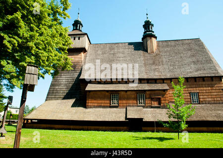 Himmelfahrt der Heiligen Maria Kirche - Haczow - Polen Stockfoto