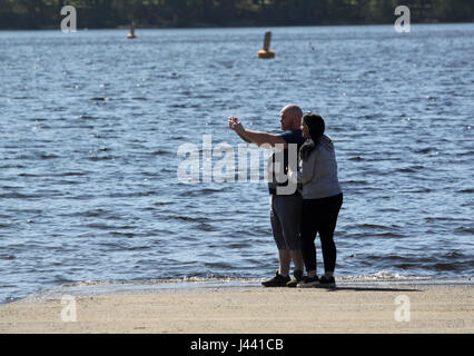 Balloch, UK. 9. Mai 2017. Ein weiterer schöner Tag in Balloch Castle Country Park. Bildnachweis: ALAN OLIVER/Alamy Live-Nachrichten Stockfoto