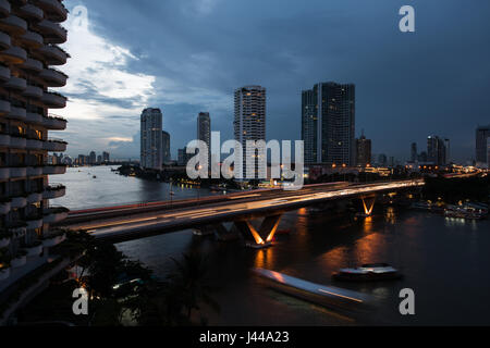 Bangkok entnommen Shang ri la Hotel Oktober 2016 Stockfoto