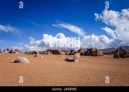 Siloli-Wüste in Süd Lipez Reserva Eduardo Avaroa, Bolivien Stockfoto