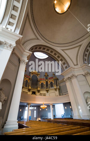 Innere des Dom von Helsinki in der finnischen Hauptstadt Stockfoto