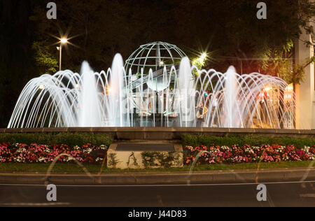 Rotunde Infante Brunnen, Funchal, Madeira Stockfoto