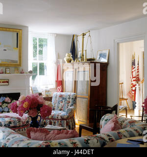 Wohnzimmer im Country Stil Stockfoto